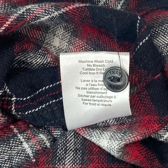 TNA | FLANNEL BUTTON UP l XS #FML130026 - Picture 10 of 11